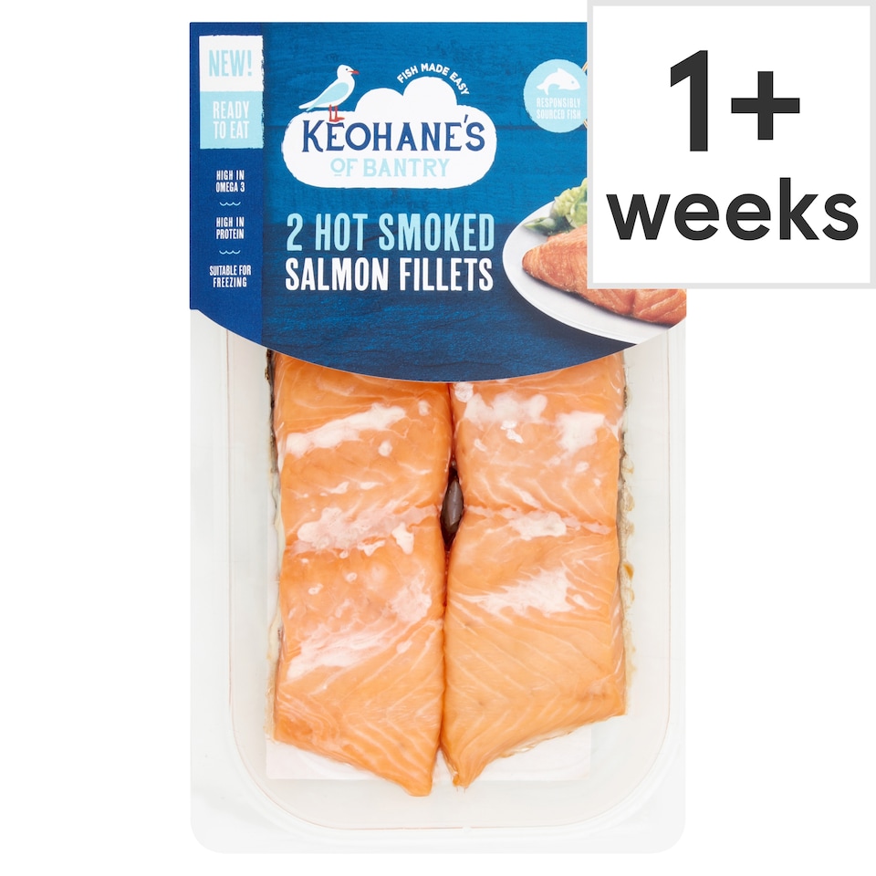 Keoh/ Ob 2 Hot Smoked Salmon Fillets 180G