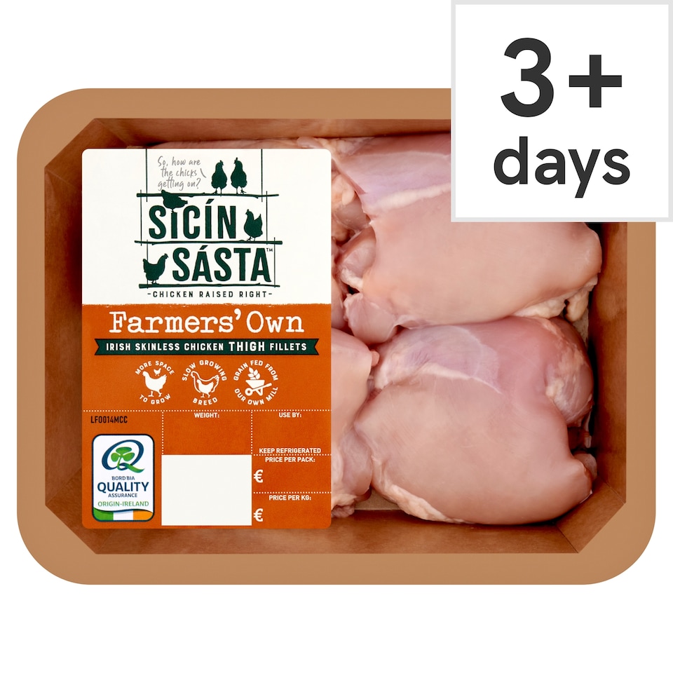 Sicin Sasta Irish Skinless Chicken Thigh Fillets 420G