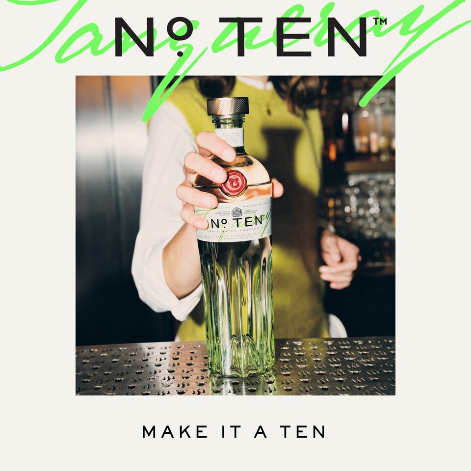 image 1 of Tanqueray No. Ten Batch Distilled Gin Bottle 47.3% Vol 70cl