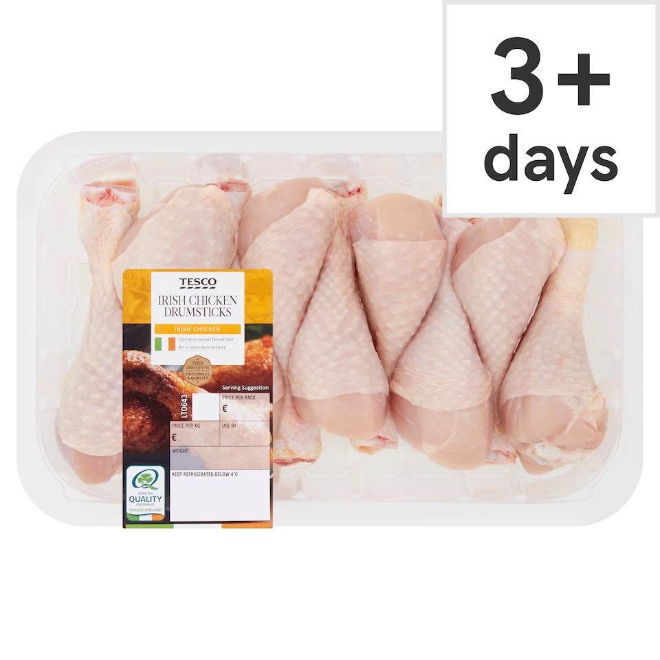 Tesco Irish Chicken Drumsticks 950G