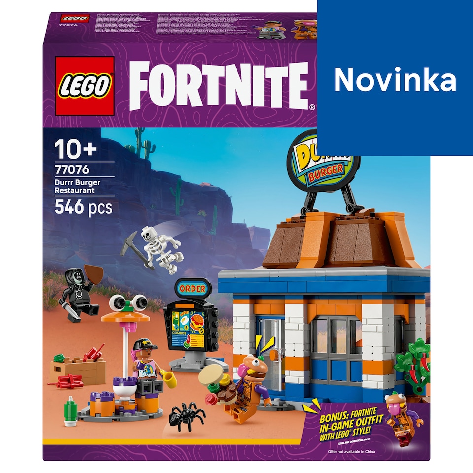 image 1 of LEGO Fortnite 77076 Durrr Burger Restaurant