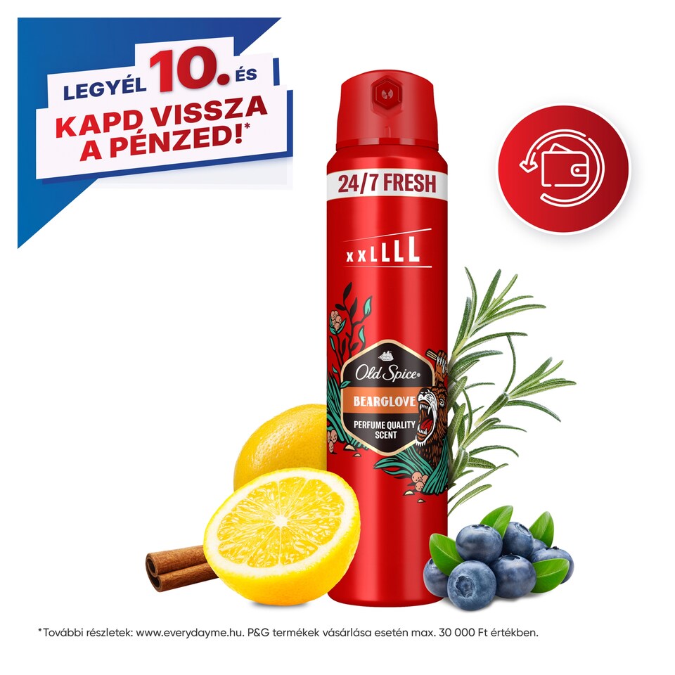 Old Spice Bearglove Deo Spray Férfiaknak, 250 ml  1. kép