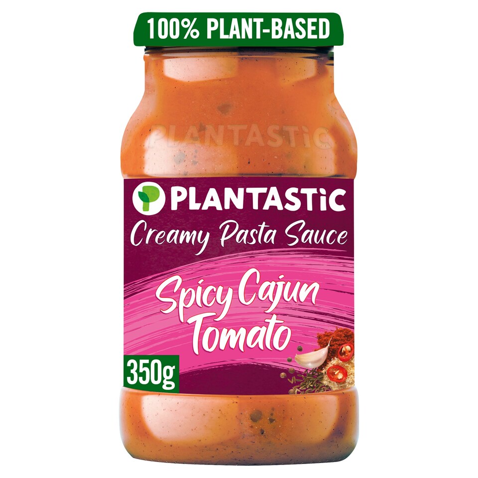 Plantastic Creamy Pasta Sauce Spicy Cajun 350G Tesco Groceries