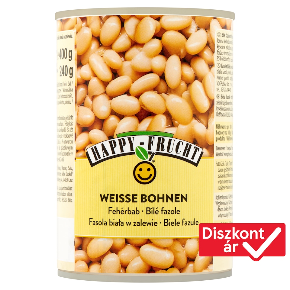 Happy Frucht fehérbab 400 g