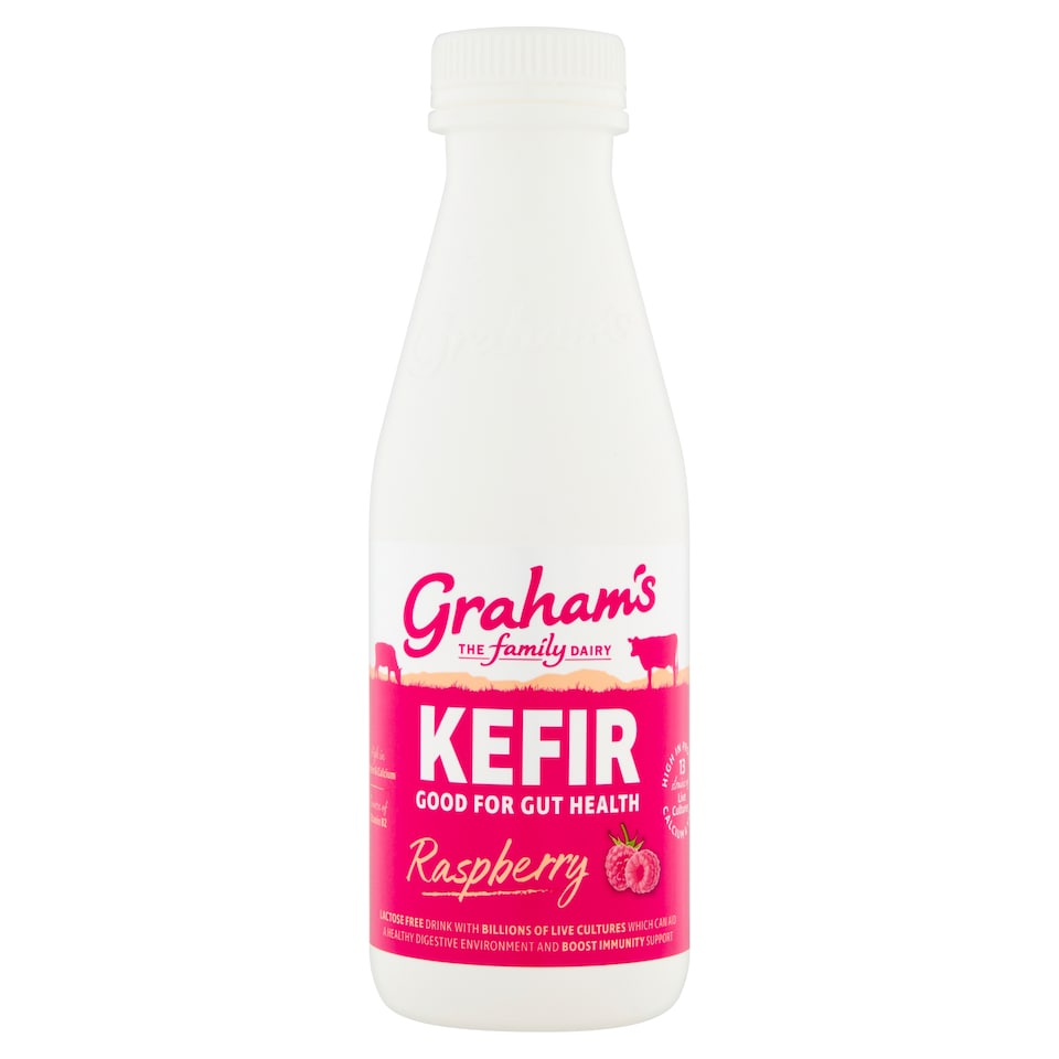 Graham's Kefir Raspberry Lactose Free Drink 500Ml