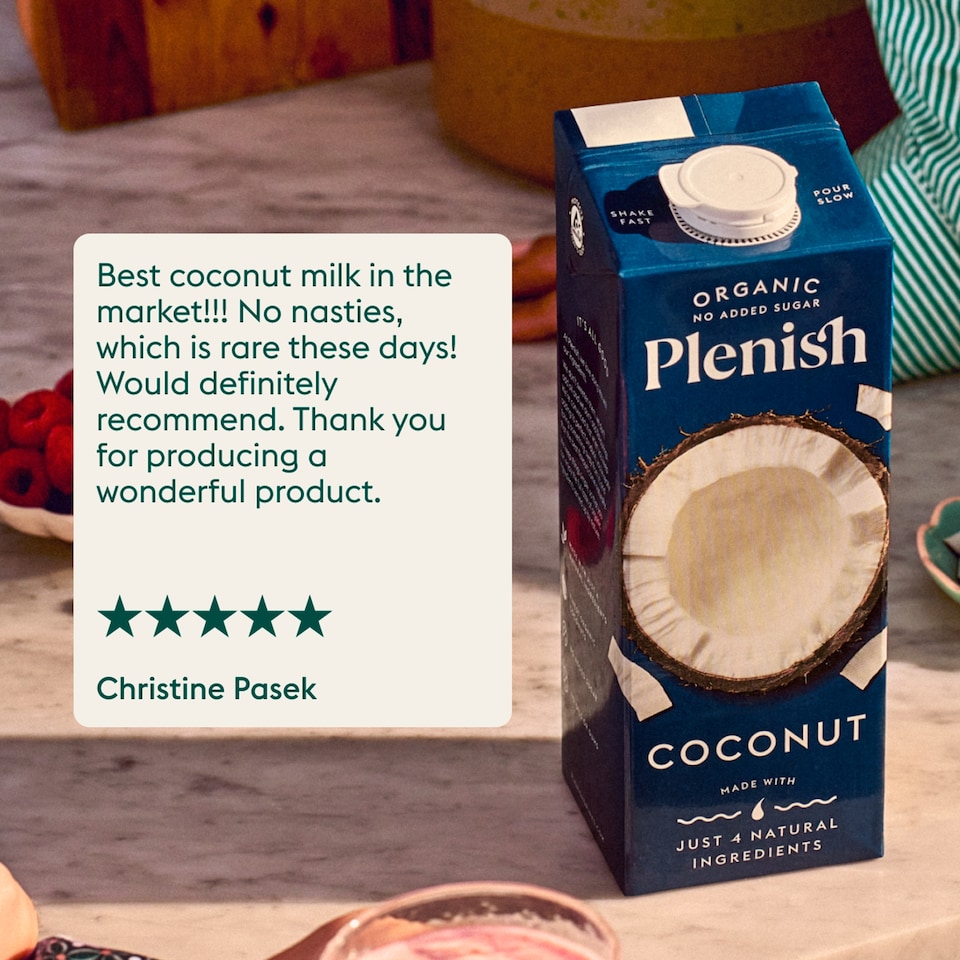 image 1 of Plenish Organic Coconut Chilled Longlife Dairy Free Drink 1L