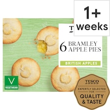 Tesco Bramley Apple Pies 6 Pack