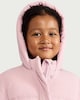 image 3 of F&F Girls Shower Resistant Hooded Padded Coat in Pink