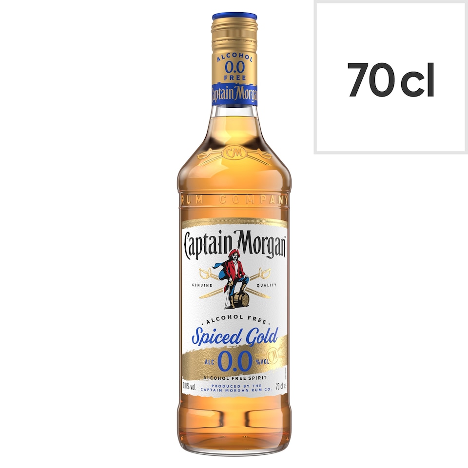 Captain Morgan Alcohol Free Spirit - Spiced Gold 70cl