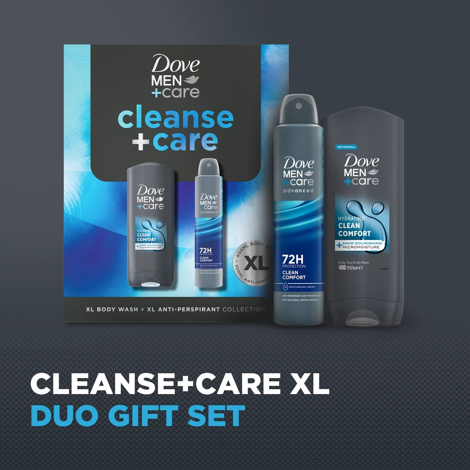 image 1 of Dove Men + Care Cleanse + Care XL Duo Gift Set