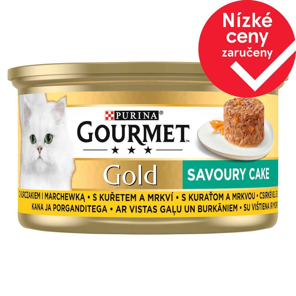 GOURMET Gold Savoury Cake s kuřetem a mrkví 85g