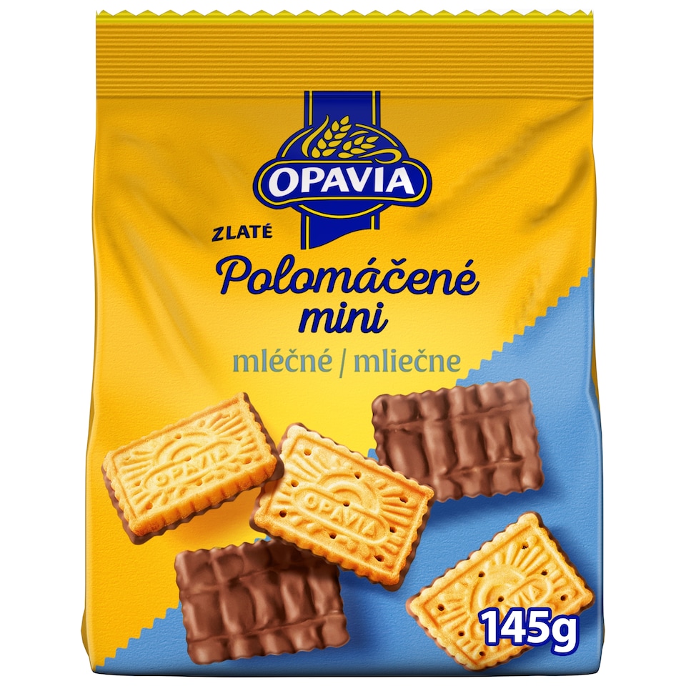 Opavia sušienky Zlaté Polomáčené Mini mliečne 145 g