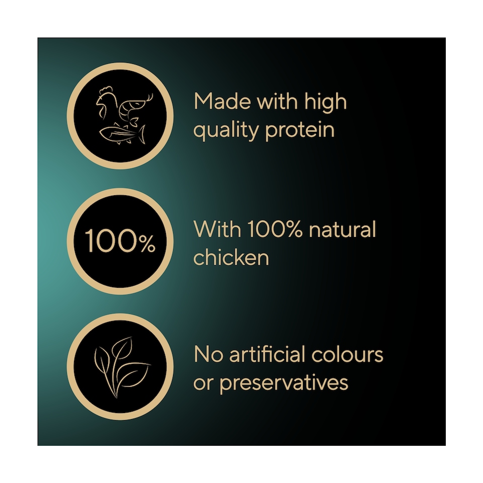 image 1 of SHEBA Filets Adult Cat Food Tray with Chicken in Gravy 60g