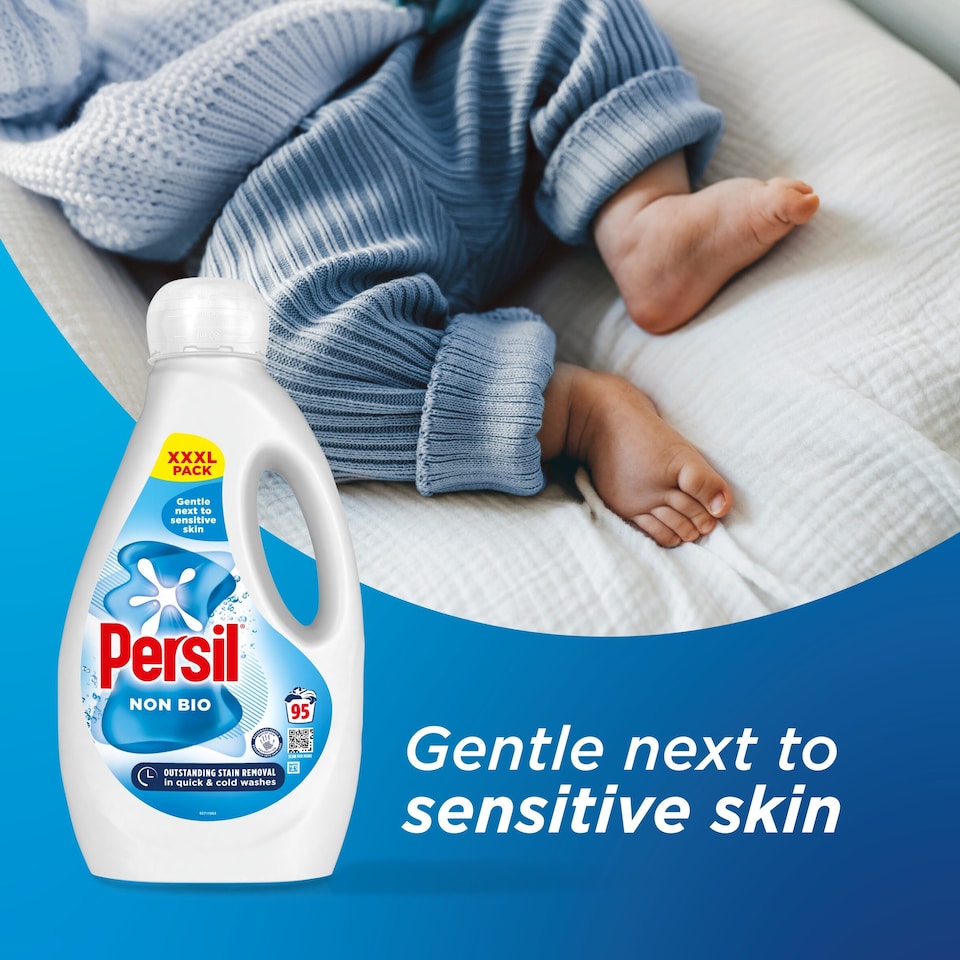 image 1 of Persil Non Bio Laundry Washing Liquid Detergent 95 Washes 2565ml