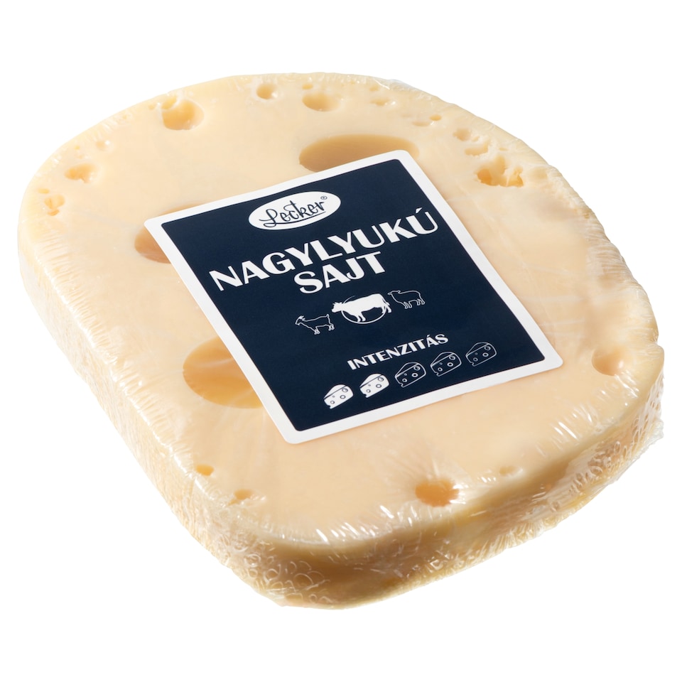 Lecker Semi-Hard, Semi-Fat Cheese with Large Holes