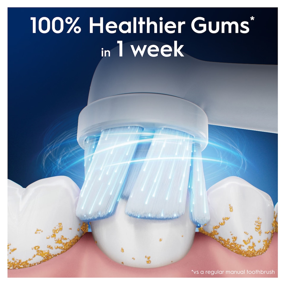image 1 of Oral-B iO Gentle Clean White Toothbrush Heads 4 Pack