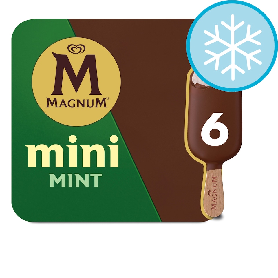 image 1 of Magnum Mini Mint Ice Cream Sticks 6x55ml