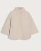 image 4 of F&F Fleece Textured High Neck Pyjama Cape in Grey