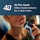 image 3 of Philips Series 3000X Wet & Dry Electric Shaver, 27 PowerCut Blade, 4D Head, Nose/Ear Trimmer-X3003/0