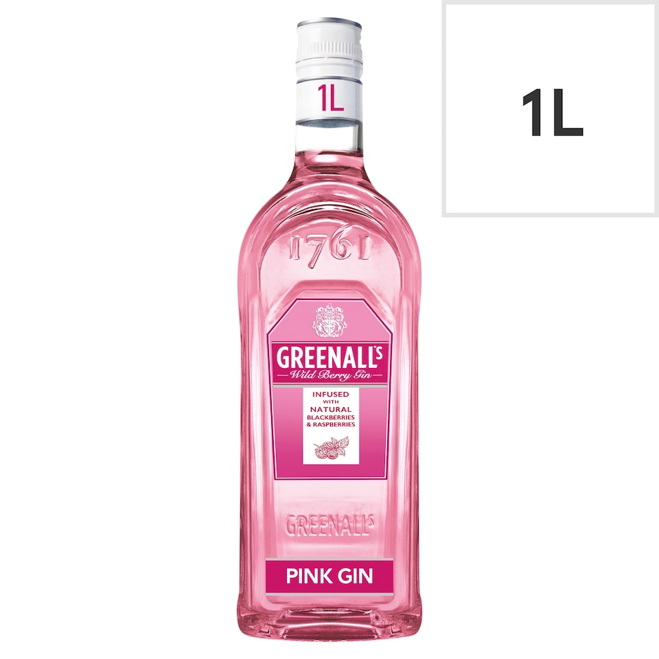 image 1 of Greenalls Wild Berry Pink Gin 1 Litre