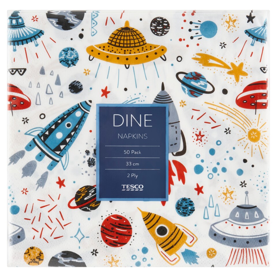 Obrázek 1 pro produkt Tesco Dine ubrousky 2 vrstvy 50 ks