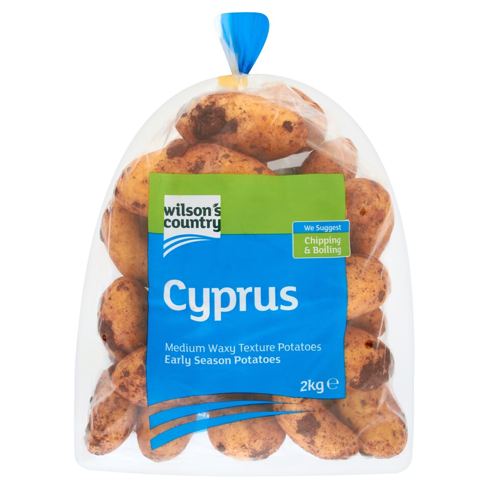 Wilson's Country Cyprus Potatoes 2Kg. Packed Ni