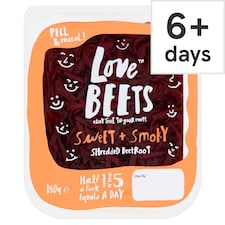 Love Beets Smokey Shred Beetroot 180G