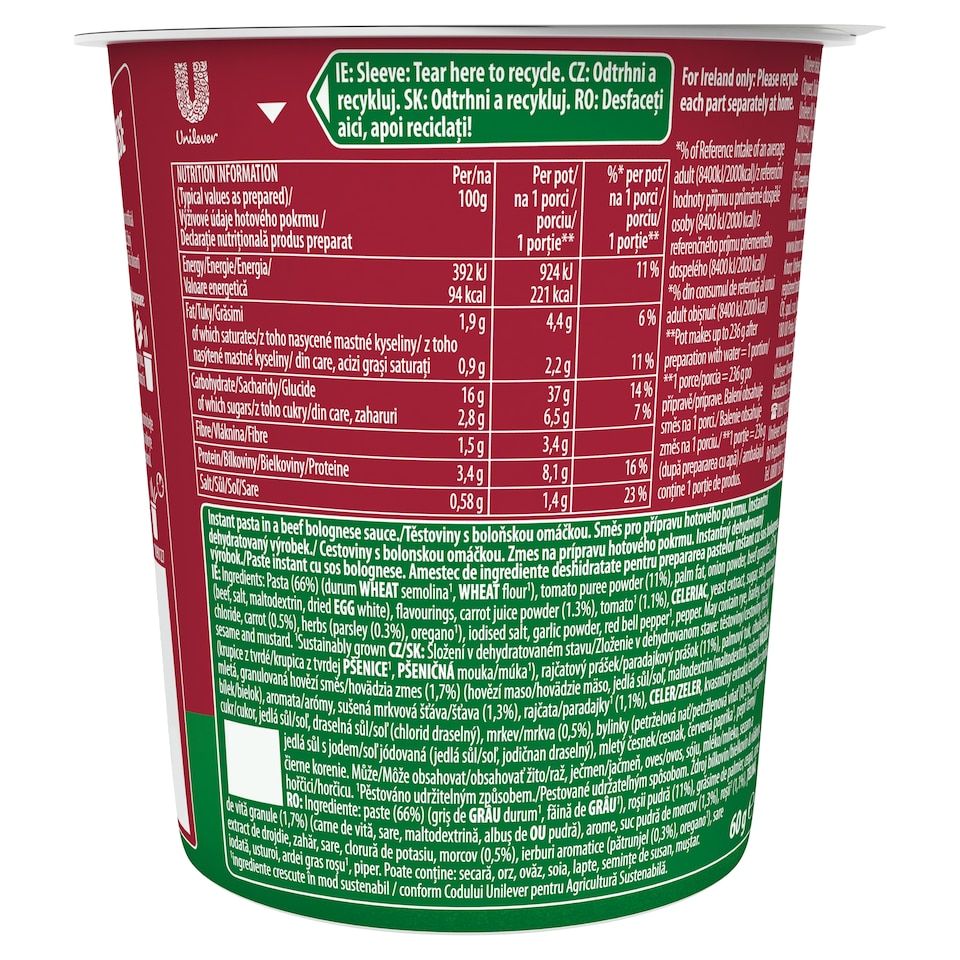image 1 of Knorr Pasta Bolognese 60g