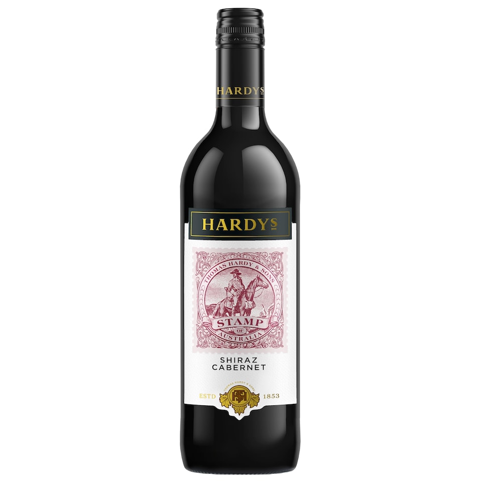 image 1 of Hardys Stamp Shiraz Cabernet Red Wine 75cl