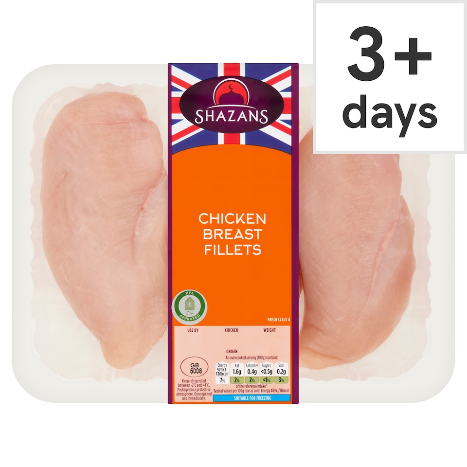 Shazans Medium Chicken Breast 650G