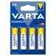 Obrázek 1 pro produkt Varta Energy AA alkalické baterie 4 ks