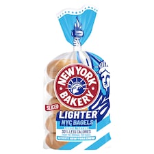 New York Bakery Lighter Sliced Bagels 5 pack