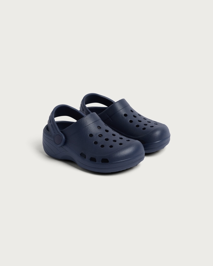 F&F Boys Slip On Clogs in Navy