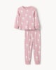 image 1 of F&F Girls Pure Cotton Floral Pyjama Set in Pink