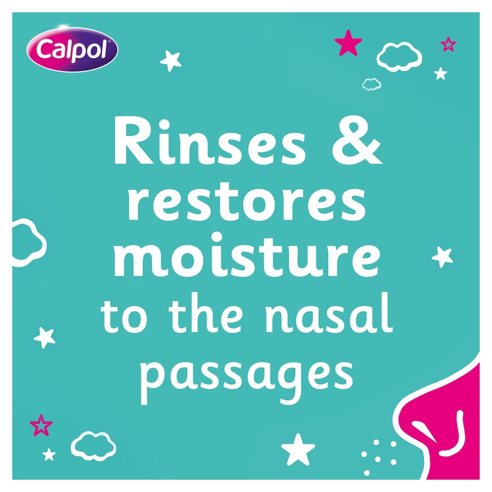 image 1 of Calpol Saline Nasal Spray Congestion Relief From Birth 15ml