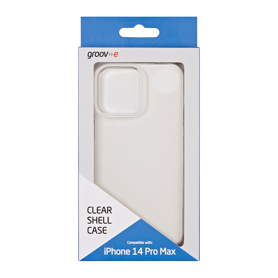 GROOV-E IPHONE 14 PRO MAX CLEAR CASE