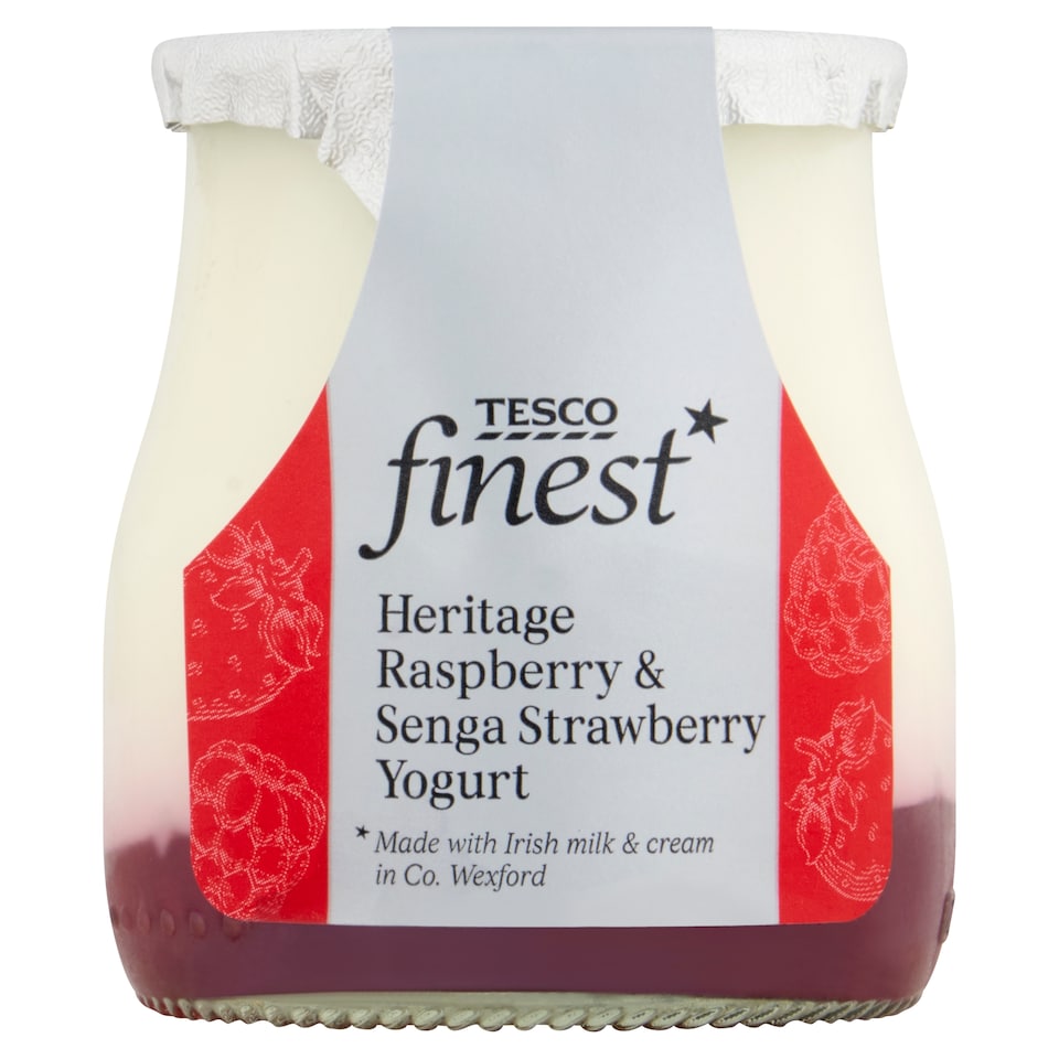 Tesco Finest Senga Strawberry & Heritage Raspberry 150g