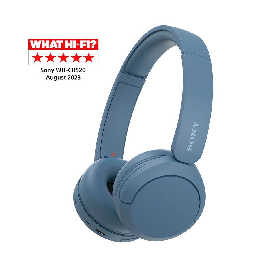 image 1 of Sony WH-CH520 Wireless Bluetooth On Ear Headphones White