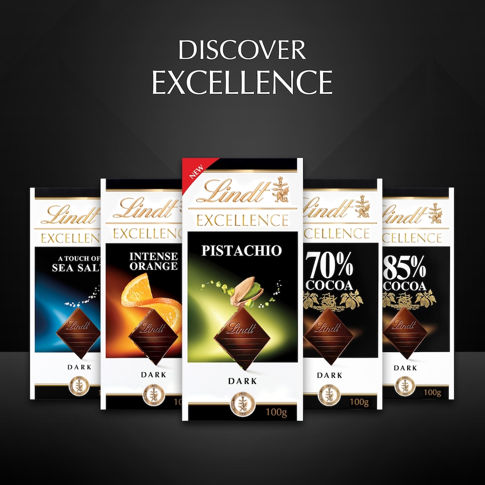 image 1 of Lindt Excellence Pistachio 100g