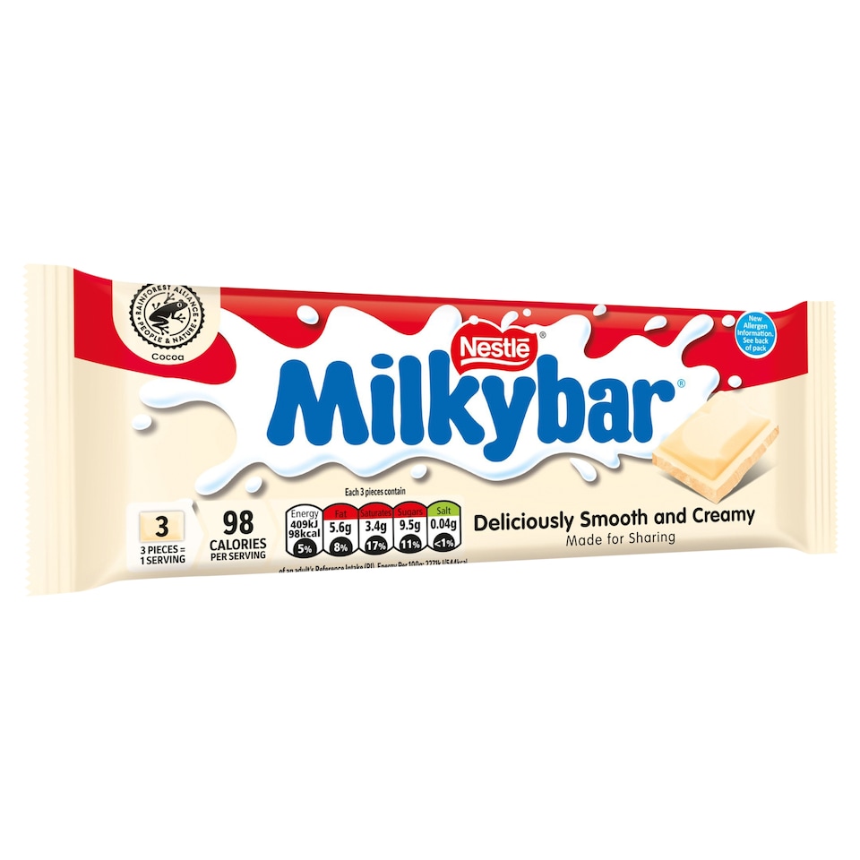 image 1 of Milkybar White Chocolate Sharing Bar 90g