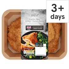  Tesco Finest Cordon Bleu Crispy Chicken Kievs 430g