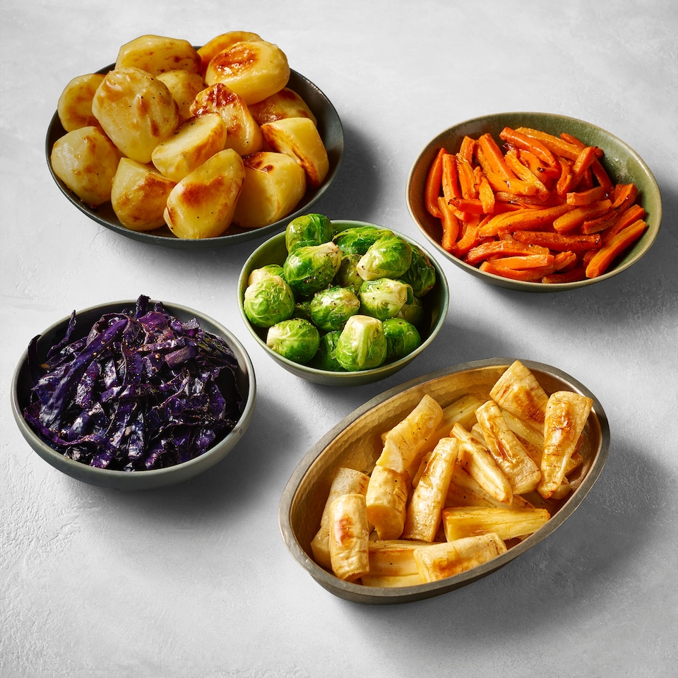 71. Tesco Ready-Cook Fresh Vegetable Selection 3.2kg (Serves 6)