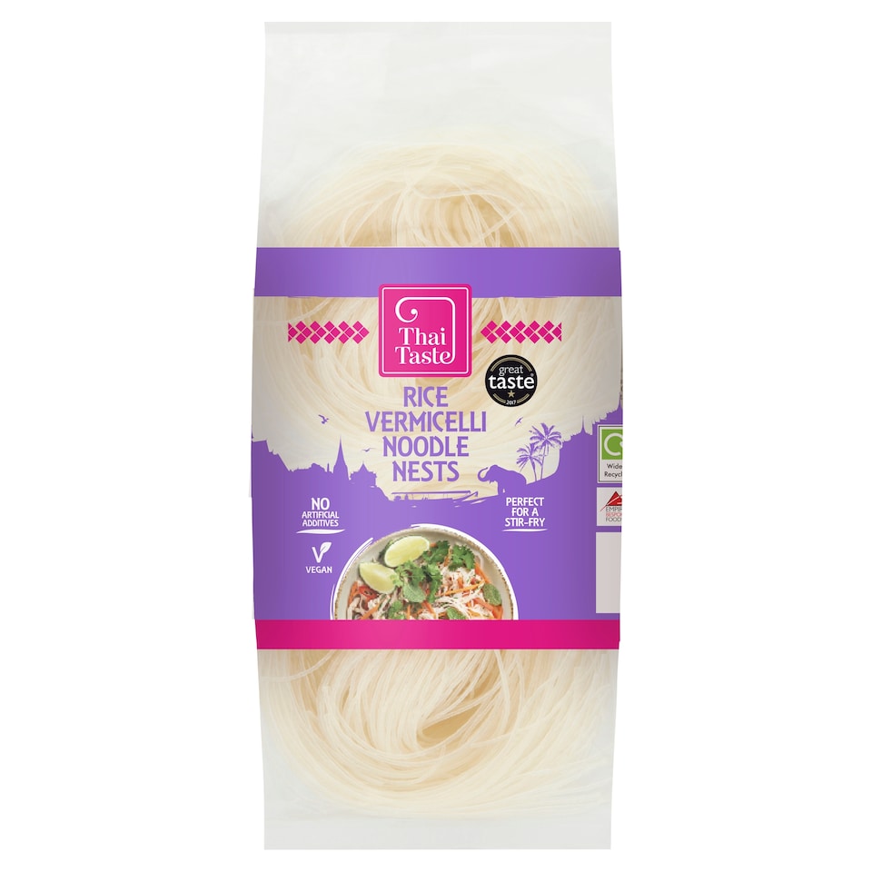 THAI TASTE RICE VERMICELLI NOODLE NESTS 200g