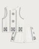 image 4 of F&F Girls 2-Piece Pure Cotton Embroidered Set in White
