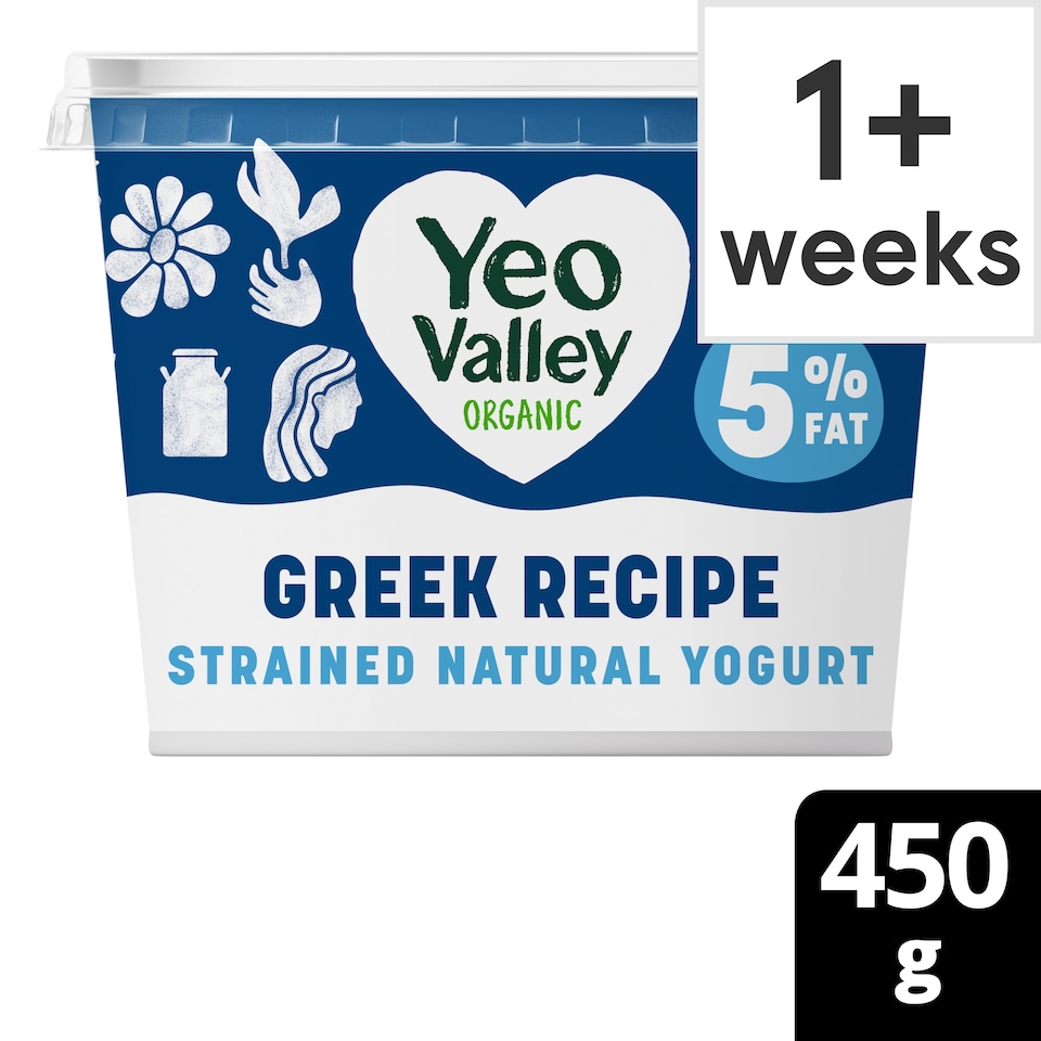 image 1 of Yeo Valley Organic 5% Greek Recipe Yogurt 450g