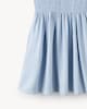 image 2 of F&F Shirred Sleeveless Mini Dress in Blue