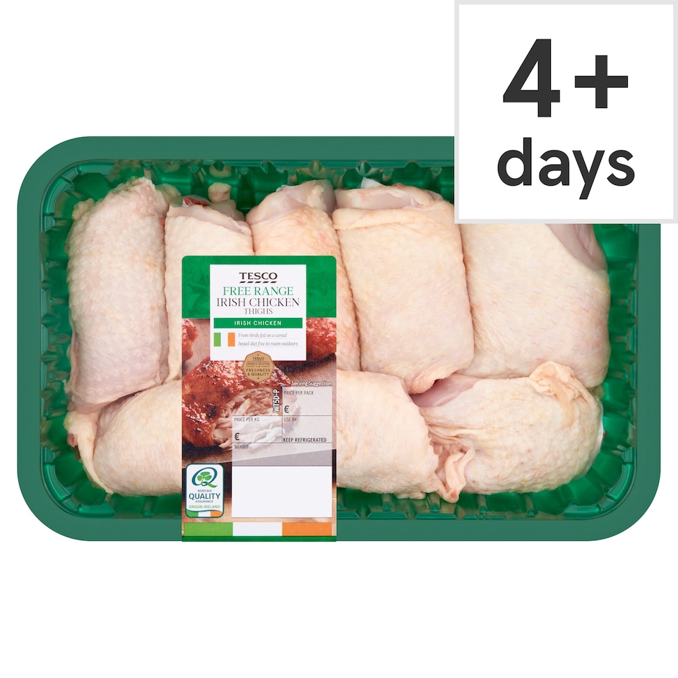 Tesco Free Range Chicken Thighs 800G