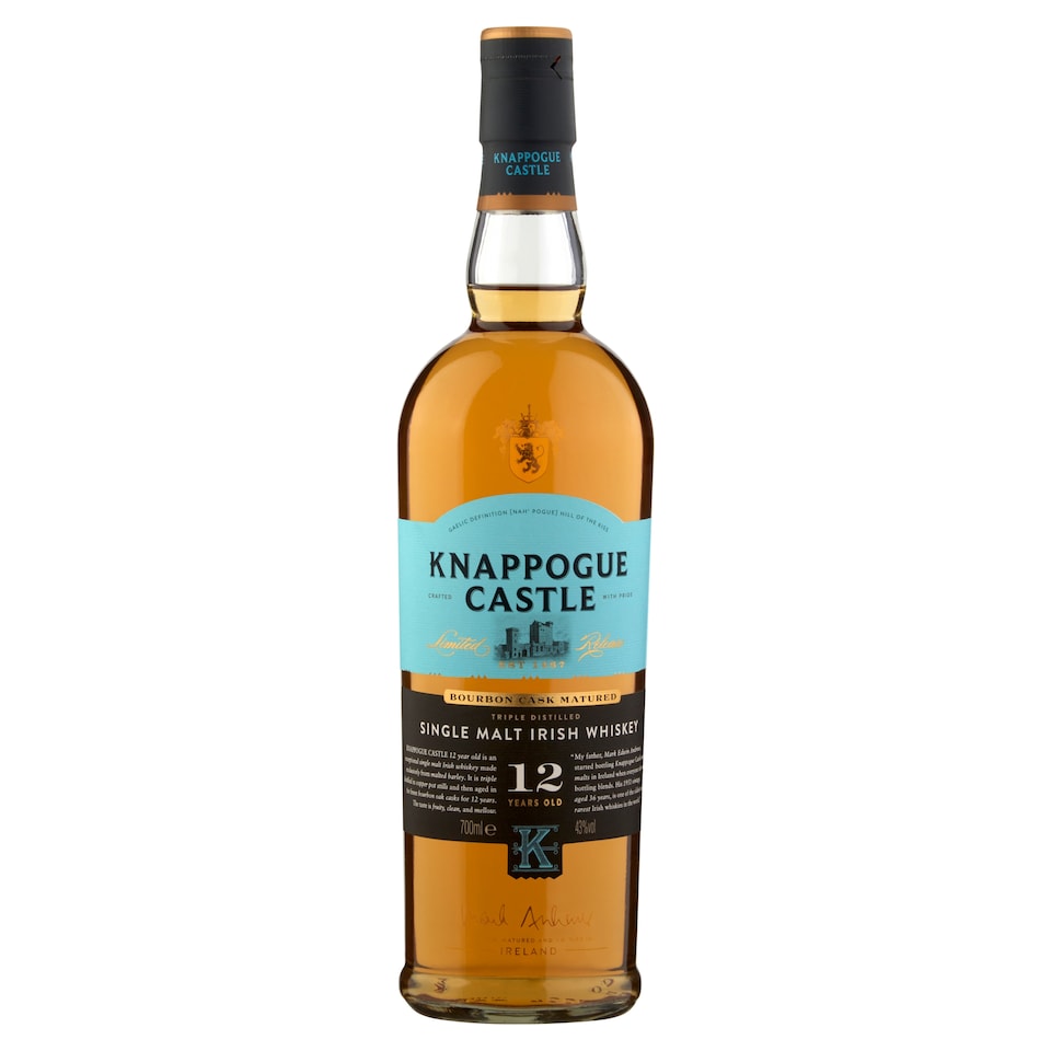 Knappogue Castle 12Yo Single Malt Irish Whiskey 700Ml