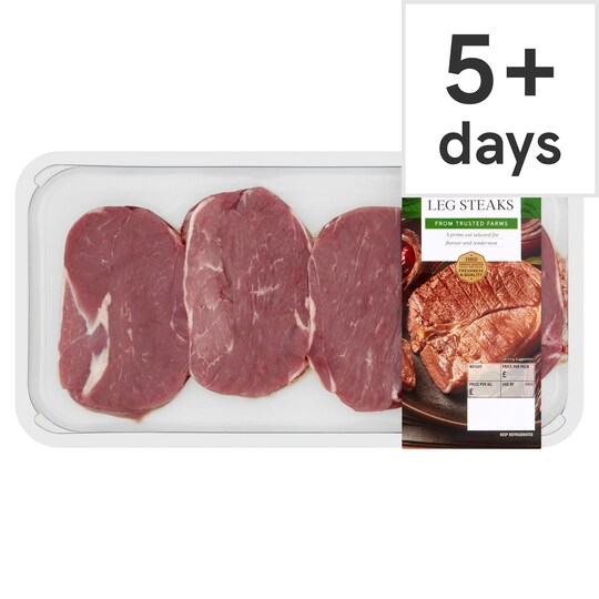 Tesco Lamb Lamb Leg Steaks 450G Tesco Groceries