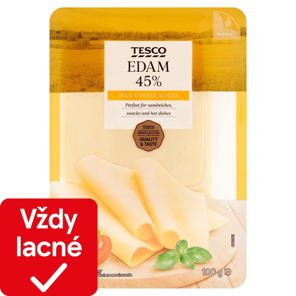 Tesco Edam 45% 100 g